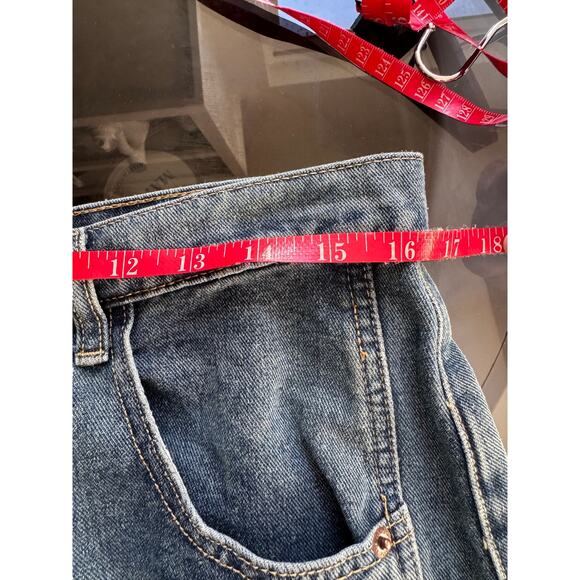 Sage & Fig Women's Barrel Jeans Wide Leg Size Large (10) - Picture 7 of 8